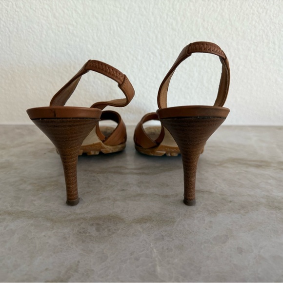 Manolo Blahnik Rancio Brown Leather Sandals Heels & Dust Bag Size 35 EU / 5 US - Picture 9 of 15